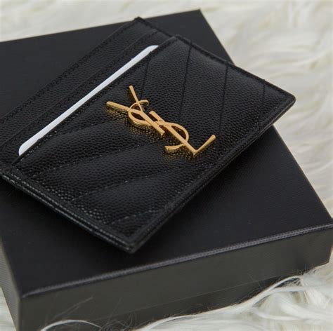 ysl cherry card holder